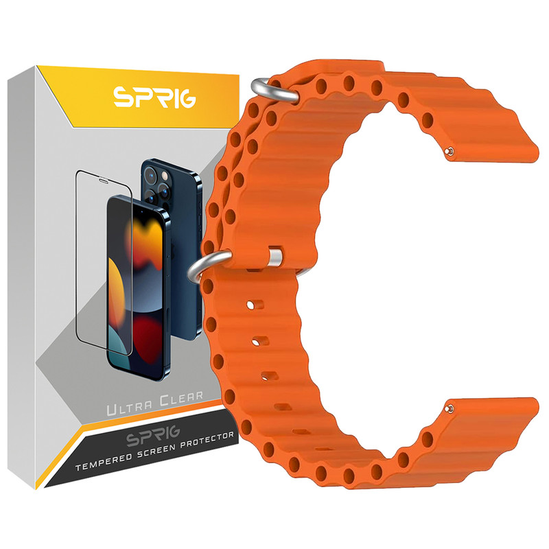 بند اسپریگ مدل Ocean مناسب برای ساعت هوشمند سامسونگ Galaxy Watch 5 Pro 45mm