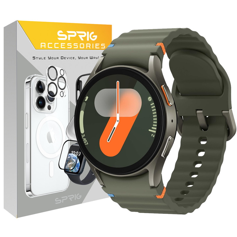 بند اسپریگ مدل Silic NewV مناسب برای ساعت هوشمند سامسونگ Galaxy Watch 6 40mm / 44mm / Classic 43mm / Classic 47mm