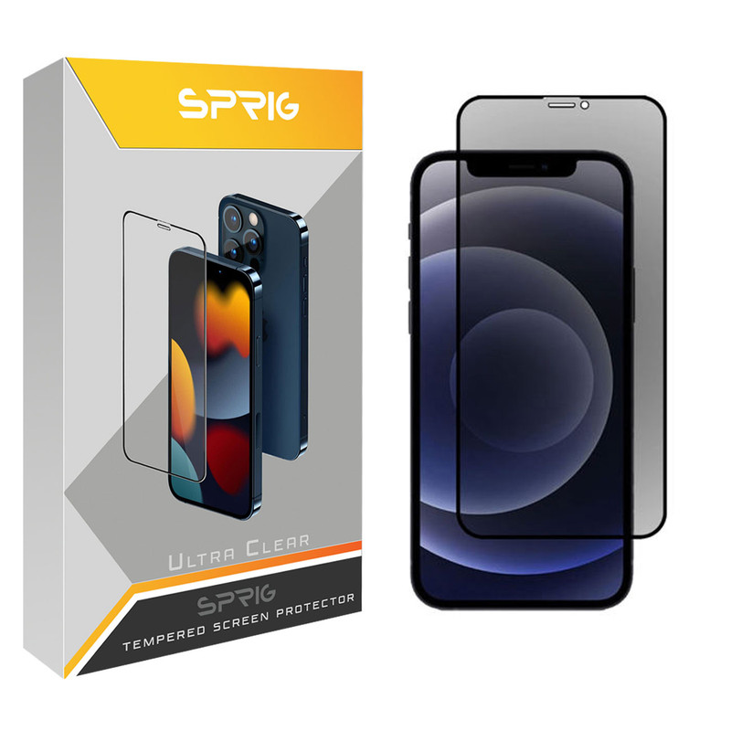 محافظ صفحه نمایش حریم شخصی اسپریگ مدل PRVSP مناسب برای گوشی موبایل اپل iPhone 12 Pro Max