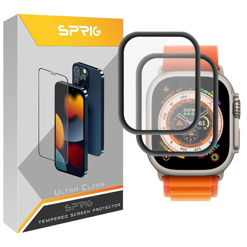 محافظ صفحه نمایش نانو اسپریگ مدل SPG مناسب برای ساعت هوشمند هاینو تکو T89 Ultra Max بسته دو عددی