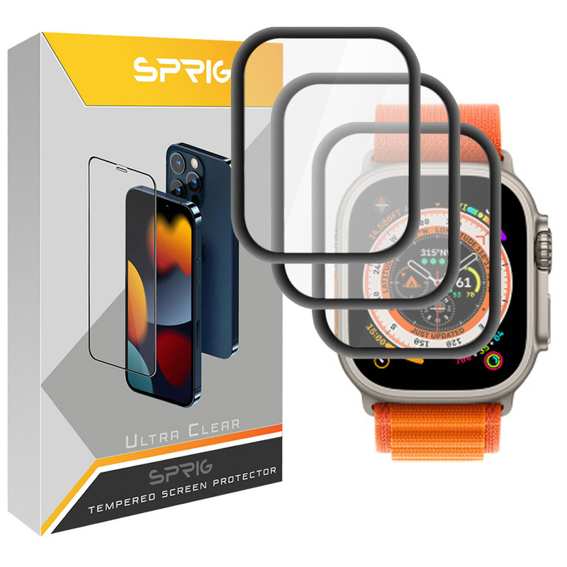 محافظ صفحه نمایش نانو اسپریگ مدل SPG مناسب برای ساعت هوشمند HW8 Ultra بسته سه عددی
