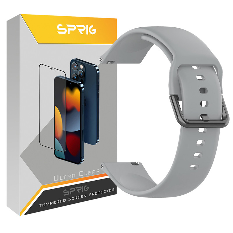 بند اسپریگ مدل SGK-22SP مناسب برای ساعت هوشمند شیائومی Haylou Rs3 LS04