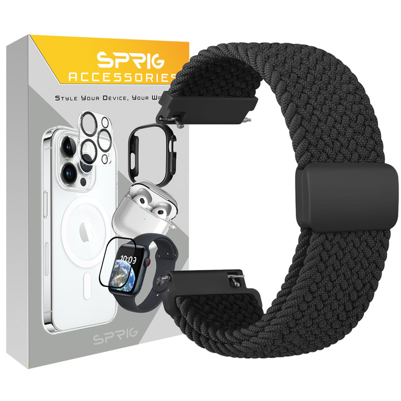 بند اسپریگ مدل Magnetic Solo Braided TW مناسب برای ساعت هوشمند ناتینگ CMF Watch Pro / CMF Watch pro 2