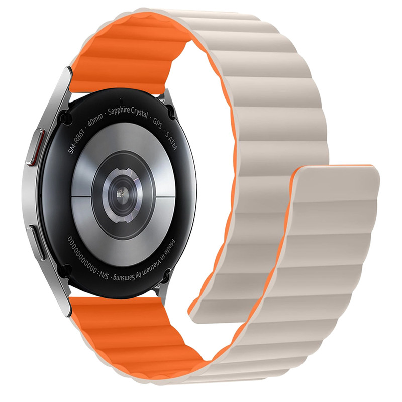 بند اسپریگ مدل Silicone Link CRE مناسب برای ساعت هوشمند سامسونگ Galaxy watch FE 40mm / 7 40mm / 7 44mm