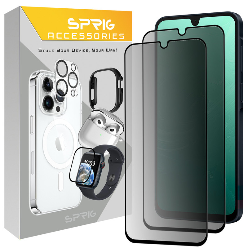 محافظ صفحه نمایش حریم شخصی اسپریگ مدل PRV_SP مناسب برای گوشی موبایل سامسونگ Galaxy A02s / A13 4G / A13 5G / A04 بسته دو عددی