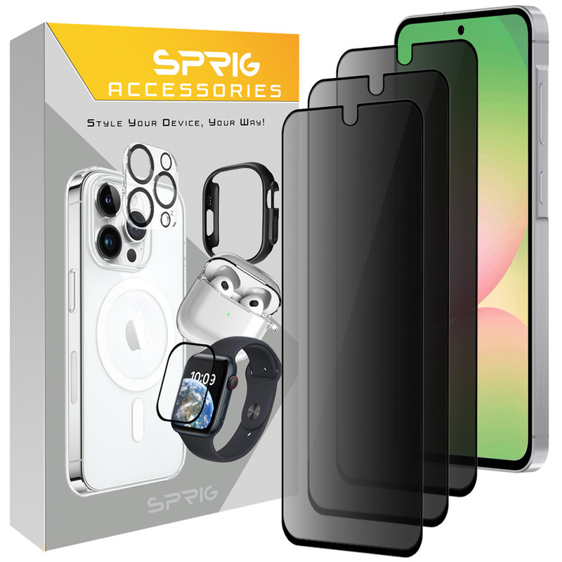محافظ صفحه نمایش حریم شخصی اسپریگ مدل PRV_SP مناسب برای گوشی موبایل سامسونگ Galaxy A54 5G / S23 Fe 5G بسته سه عددی