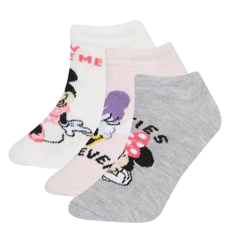 جوراب ساق کوتاه زنانه دفکتو مدل Besties بسته 3 عددی