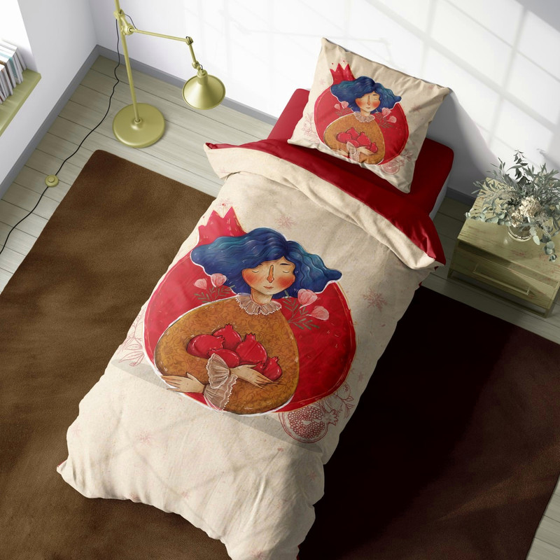 سرویس روتختی یک نفره 6 تکه کالای خواب آرنا مدل ۰۰۵۴۳