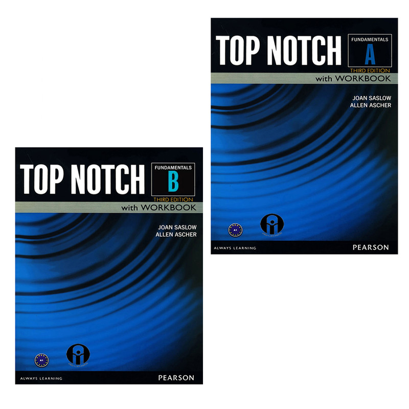 کتاب Top Notch Fundamentals اثر Joan Saslow And Allen Ascher انتشارات الوندپویان دو جلدی