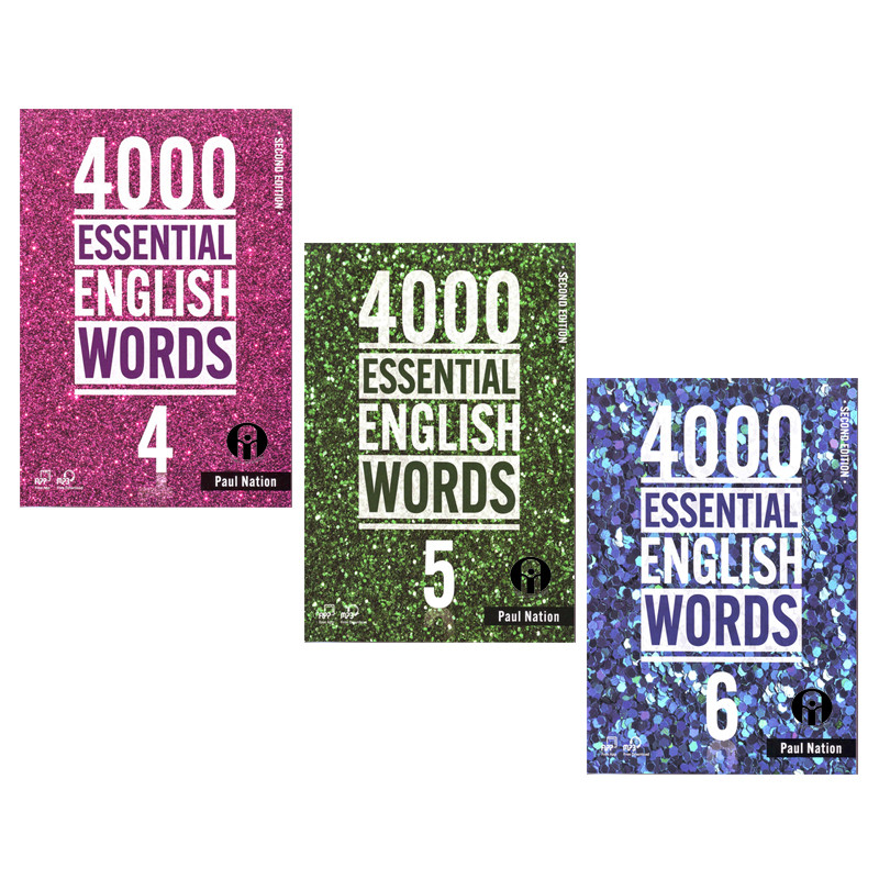 کتاب 4000 Essential English Words اثر Paul Nation انتشارات الوندپویان سه جلدی