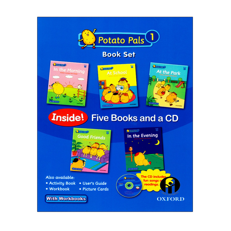 کتاب داستان Potato Pals 1 اثر Patrick Jackson And Rie Kimura انتشارات الوندپویان 5 جلدی