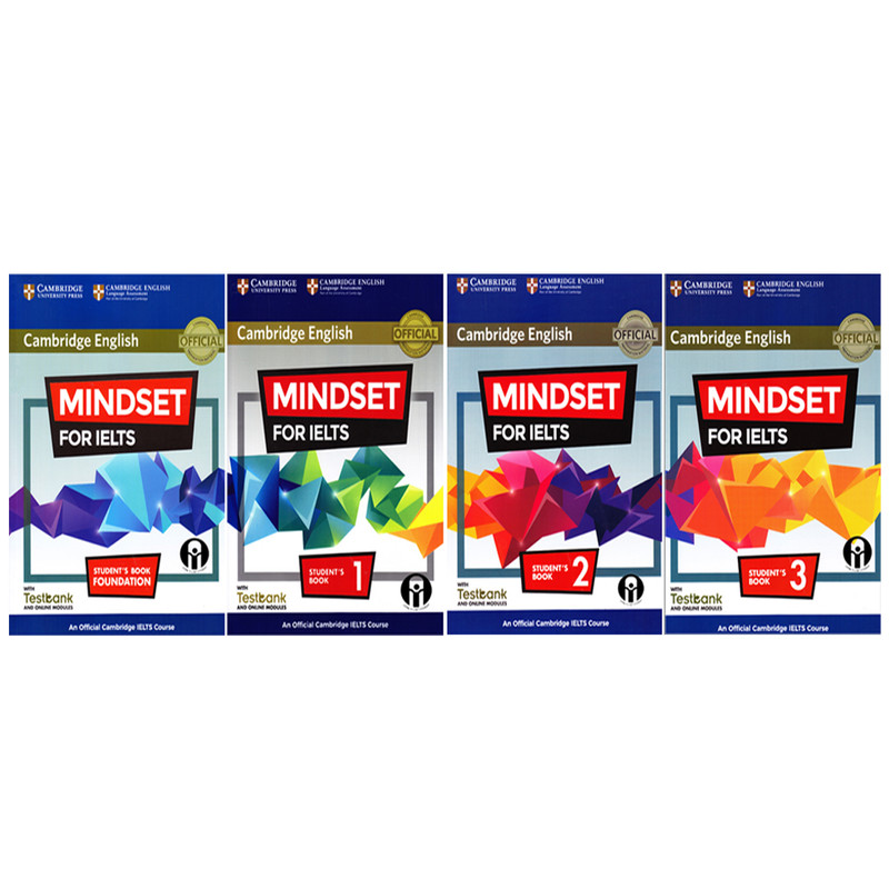 کتاب Cambridge English Mindset For IELTS اثر جمعی از نویسندگان انتشارات الوندپویان چهارجلدی