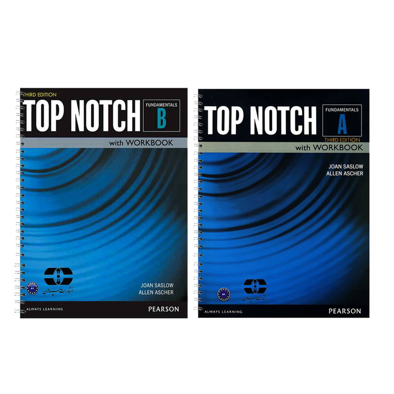کتاب Top Notch Fundamentals اثر Joan Saslow And Allen Ascher انتشارات سپاهان 2 جلدی