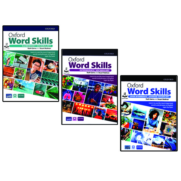 کتاب Oxford Word Skills Second Edition اثر Ruth Gairns And Stuart Redman انتشارات آرماندیس سه جلدی
