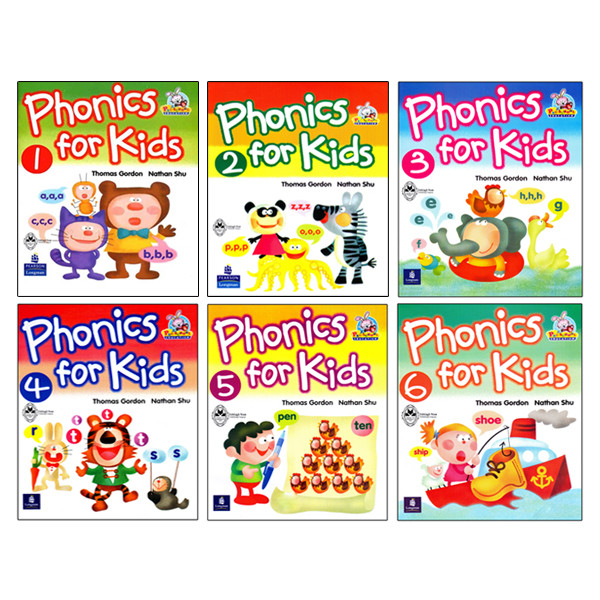 کتاب Phonics For Kids اثر Thomas Gordon And Nathan Shu انتشارات اشتیاق نور شش جلدی