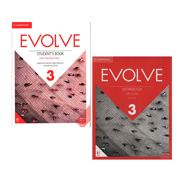 کتاب Evolve 3 اثر Leslie Anne Hendra و Mark Ibboston و Kathryn O'Dell انتشارات دانشگاه کمبریج 2 جلدی