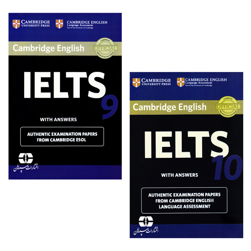 کتاب Cambridge English IELTS اثر جمعی از نویسندگان انتشارات سپاهان جلد 9 و 10