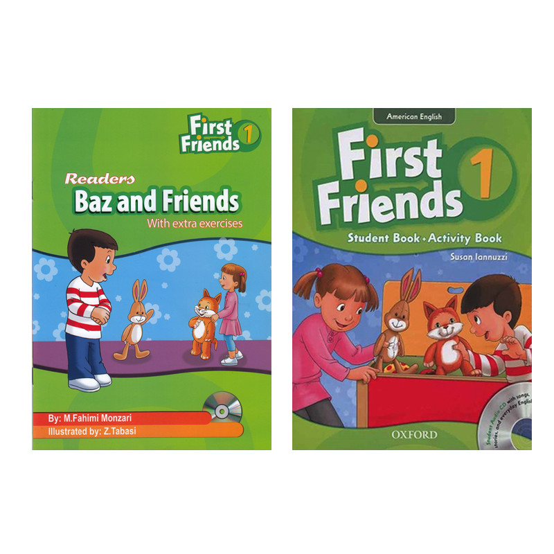 کتاب First Friends 1 اثر Susan Iannuzzi And M.Fahimi Monzari انتشارات Oxford دو جلدی