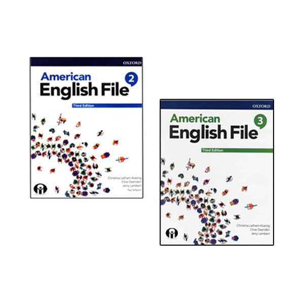 کتاب American English File Third Edition اثر جمعی از نویسندگان انتشارات الوند پویان جلد 2 و 3