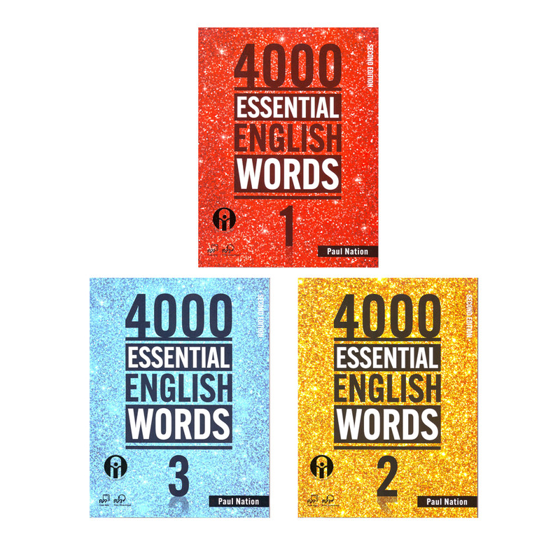  کتاب 4000Essential English Words اثر Paul Nation انتشارات الوندپویان جلد 1 تا 3