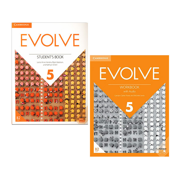 کتاب Evolve 5 اثر Leslie Anne Hendra و Mark Ibboston و Kathryn O'Dell انتشارات دانشگاه کمبریج 2 جلدی