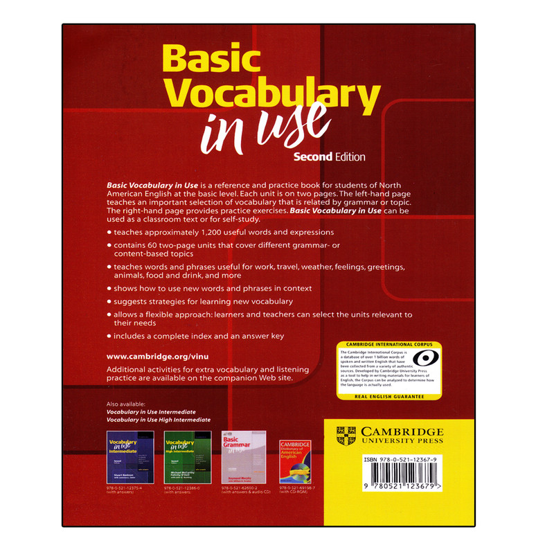 کتاب Basic Vocabulary In Use اثر جمعی از نویسندگان انتشارات الوندپویان