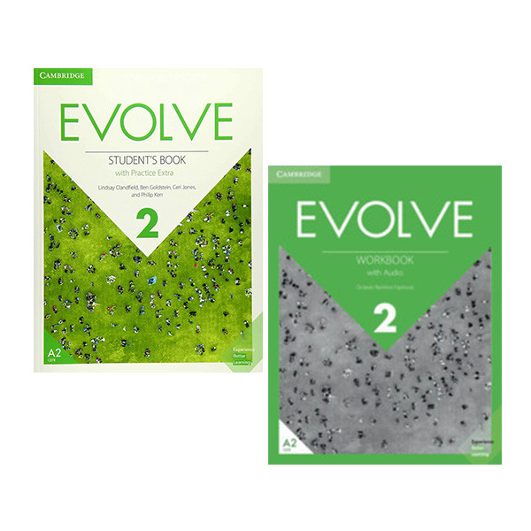 کتاب Evolve 2 اثر Leslie Anne Hendra و Mark Ibboston و Kathryn O'Dell انتشارات دانشگاه کمبریج 2 جلدی