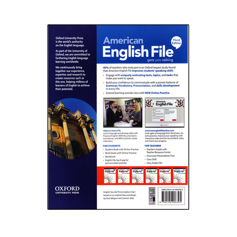 کتاب American English File 2 Third Edition اثر جمعی از نویسندگان انتشارات الوندپویان