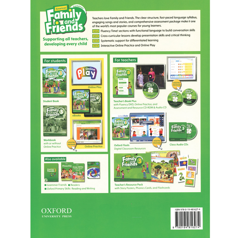 کتاب American Family and Friends 3 اثر Naomi Simmons انتشارات OXFORD