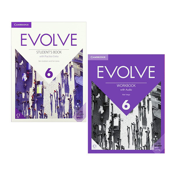 کتاب Evolve 6 اثر Leslie Anne Hendra و Mark Ibboston و Kathryn O'Dell انتشارات دانشگاه کمبریج 2 جلدی