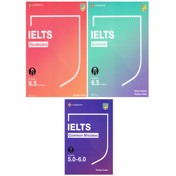 کتاب IELTS Vocabulary, Grammar And Common Mistakes اثر Pauline Cullen And Diana Hopkins انتشارات الوندپویان سه جلدی