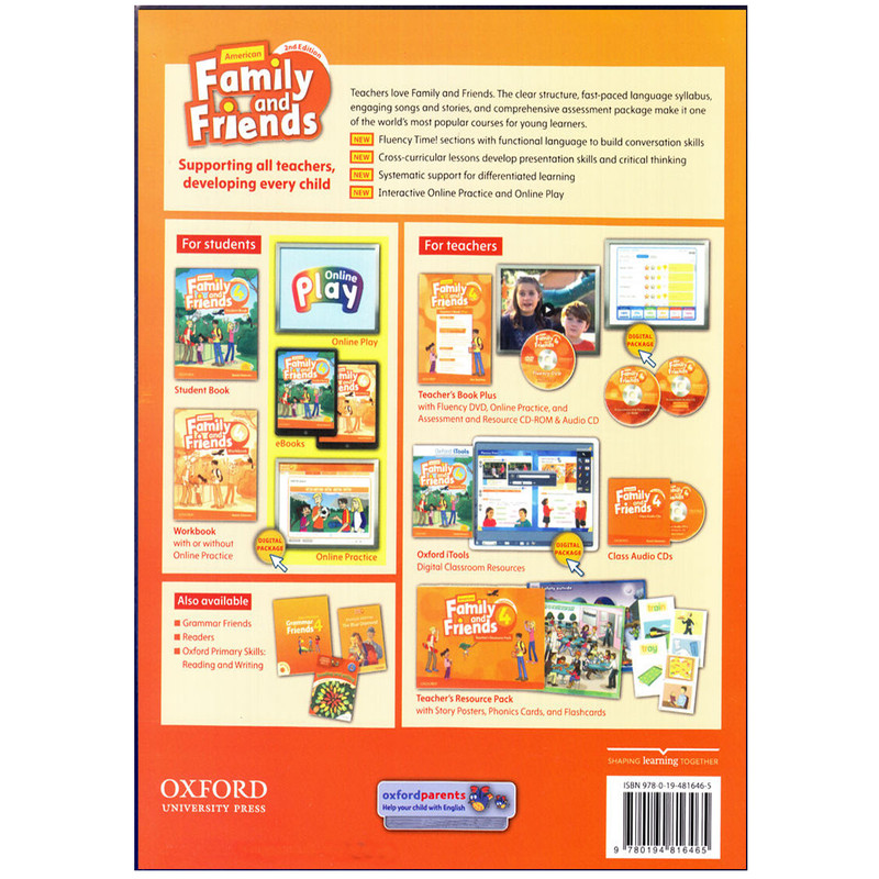 کتاب American Family and Friends 2nd 4 اثر Naomi Simmons انتشارات هدف نوین