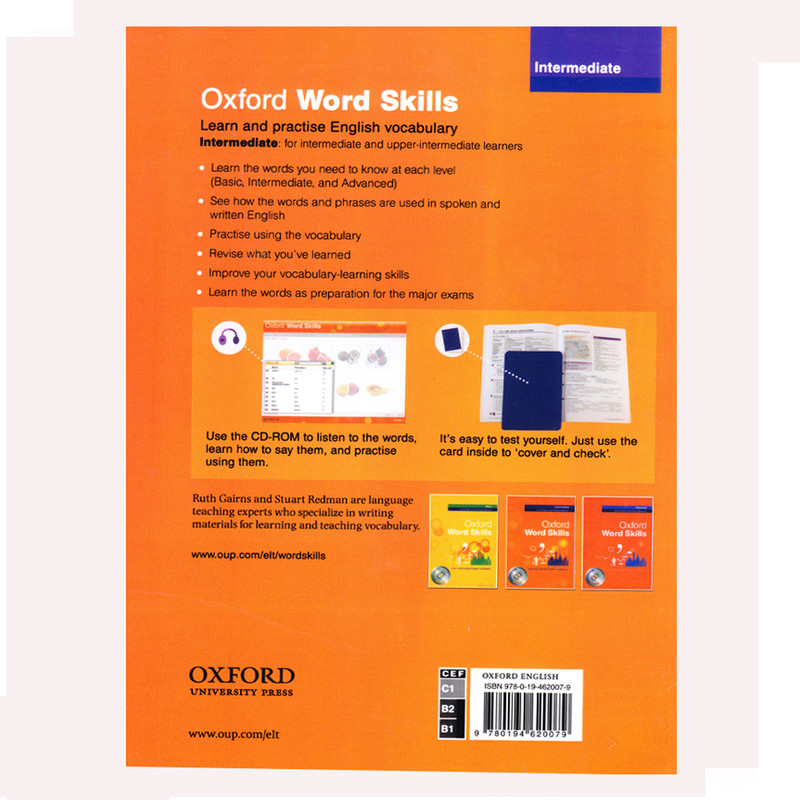 کتاب Oxford Word Skills Intermediate اثر Ruth Gairns And Stuart Redman انتشارات آرماندیس