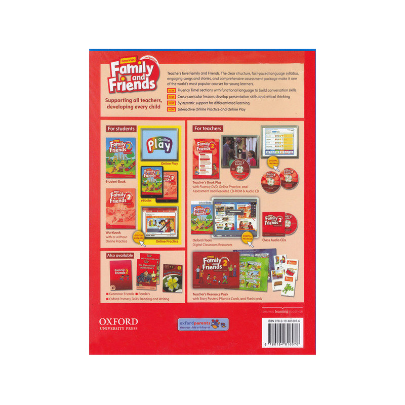 کتاب Family And Friends Second Edition اثر Tamzin Thompson And Naomi Simmons انتشارات الوندپویان جلد 2 و 3