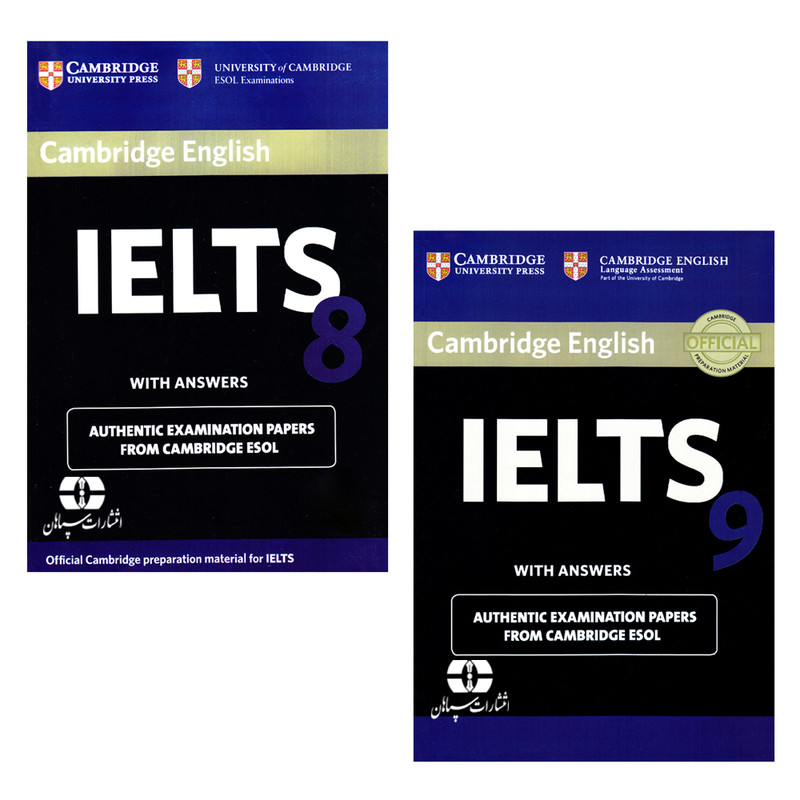 کتاب Cambridge English IELTS اثر جمعی از نویسندگان انتشارات سپاهان جلد 8 و 9