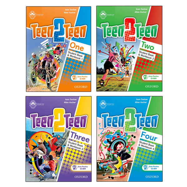 کتاب Teen 2 Teen اثر Joan Saslow And Allen Ascher انتشارات اشتیاق نور 4 جلدی