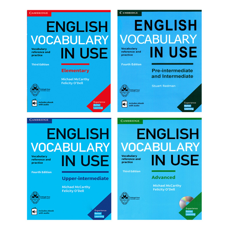 کتاب English Vocabulary in Use اثر جمعی از نویسندگان انتشارات اشتیاق نور چهار جلدی
