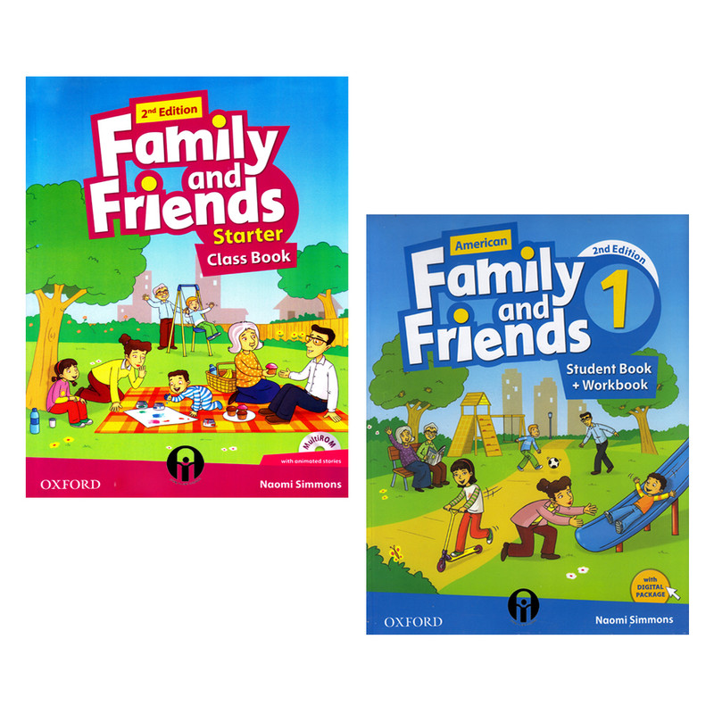 کتاب Family And Friends Second Edition اثر Naomi Simmons انتشارات الوندپویان دو جلدی