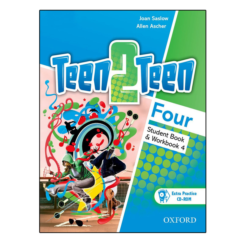 کتاب Teen2Teen Four اثر Joan Saslow and Allen Ascher انتشارات Oxford