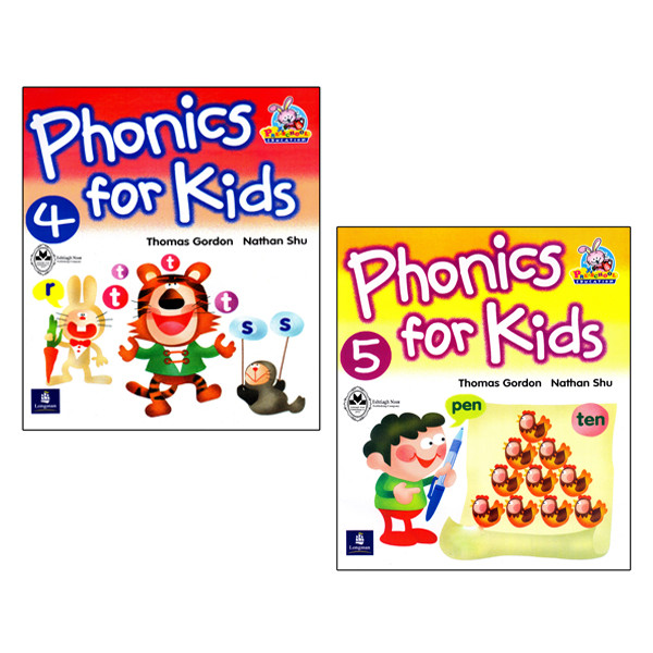کتاب Phonics For Kids اثر Thomas Gordon And Nathan Shu انتشارات اشتیاق نور جلد 4 و 5