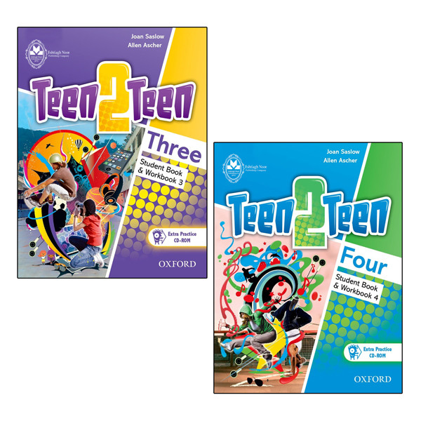 کتاب Teen 2 Teen اثر Joan Saslow And Allen Ascher انتشارات اشتیاق نور جلد 3 و 4