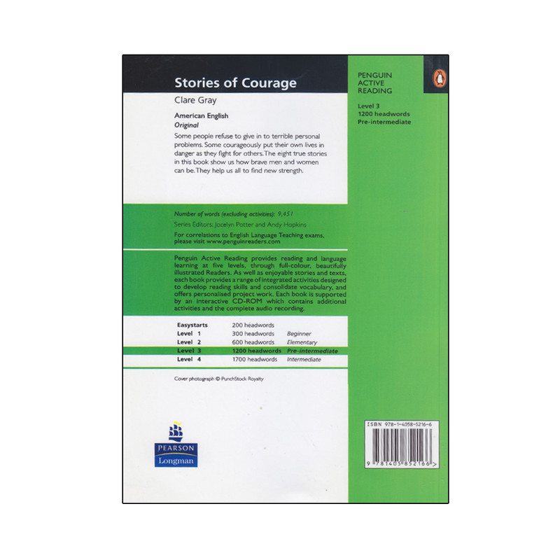 کتاب Stories Of Courage Level 3 اثر Clare Gray انتشارات الوندپویان