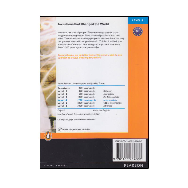 کتاب Inventions That Changed The World Level 4 اثر David Maule انتشارات الوندپویان