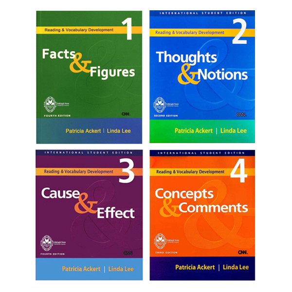 کتاب Reading And Vocabulary Development اثر Patricia Ackert And Linda Lee انتشارات اشتیاق نور 4 جلدی