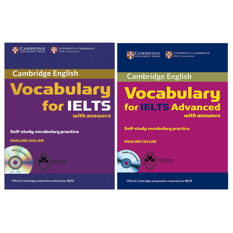کتاب Vocabulary For Ielts اثر Pauline Cullen انتشارات اشتیاق نور دو جلدی