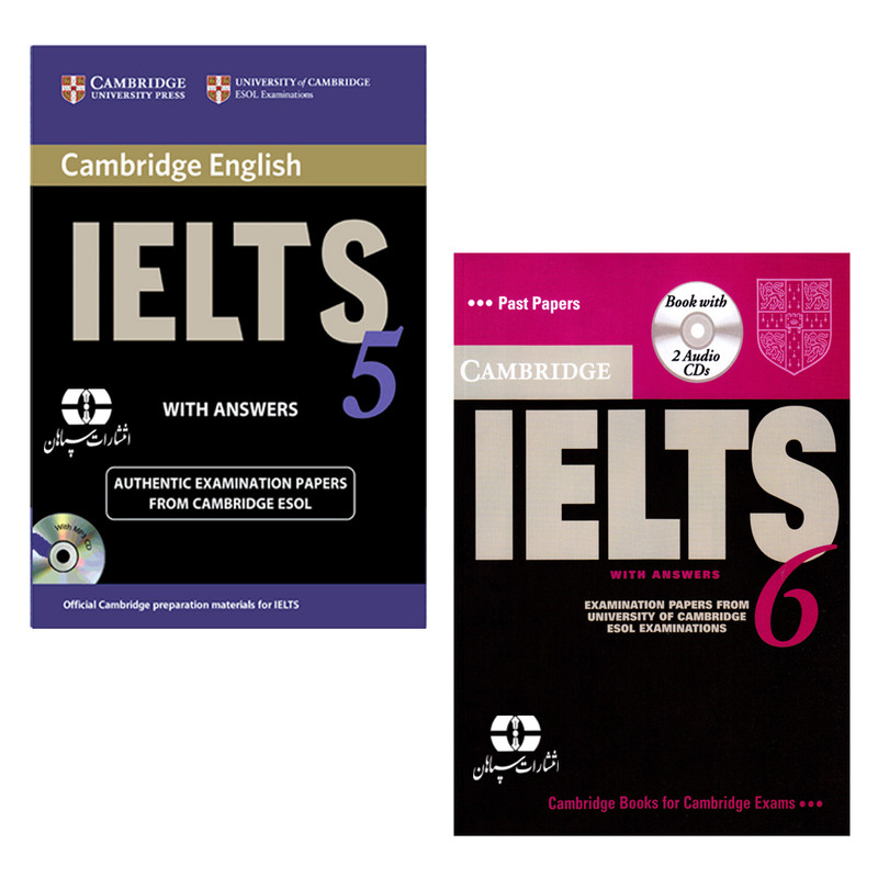 کتاب Cambridge English IELTS اثر جمعی از نویسندگان انتشارات سپاهان جلد 4 و 5