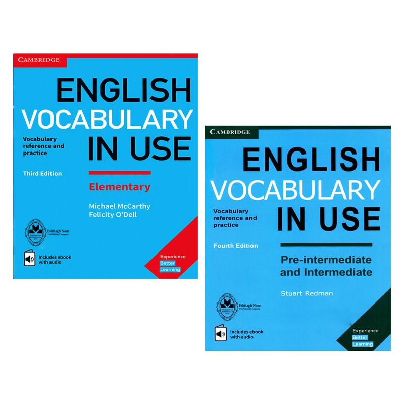 کتاب English Vocabulary In Use اثر جمعی از نویسندگان انتشارات اشتیاق نور 2 جلدی