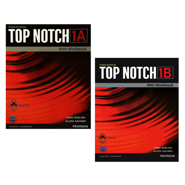 کتاب Top Notch 1 اثر Joan Saslow And Allen Ascher انتشارات اشتیاق نور 2 جلدی