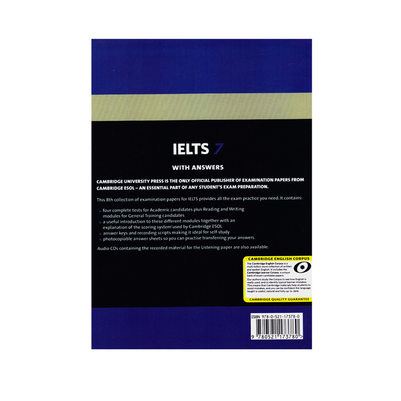 کتاب Cambridge English IELTS 7 اثر جمعی از نویسندگان انتشارات الوند پویان