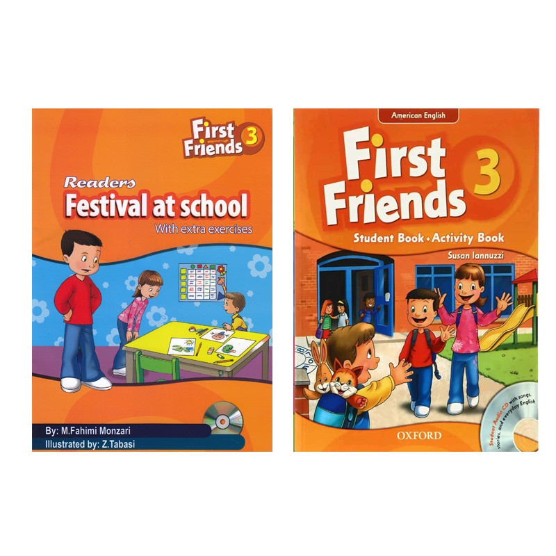 کتاب First Friends 3 اثر Susan Iannuzzi And M.Fahimi Monzari انتشارات Oxford دو جلدی